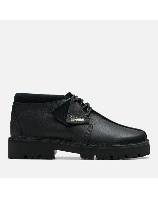 Clarks Black Desert Trek Xl Leather Shoes for men