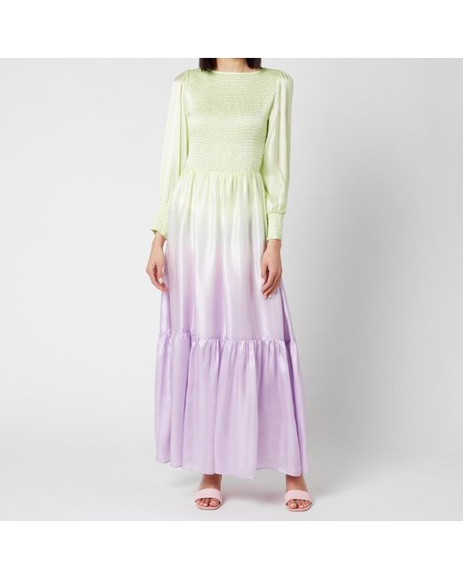 Olivia Rubin Purple Sadie Midi Dress