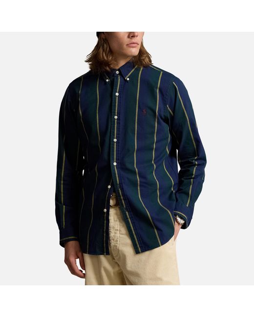 Polo Ralph Lauren Blue Oxford Cotton Classic-Fit Shirt for men