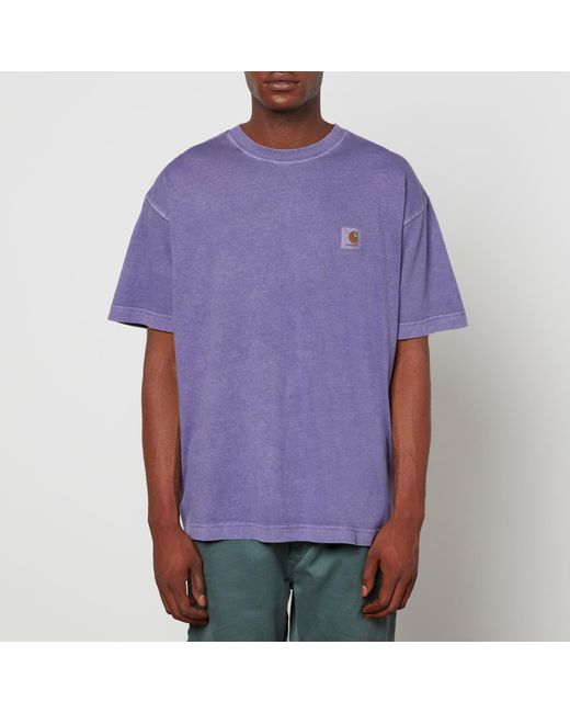 Carhartt WIP Purple Nelson Cotton T-shirt for men