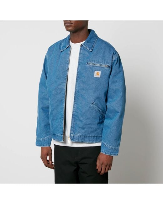 Carhartt Og Detroit Denim Jacket in Blue for Men Lyst