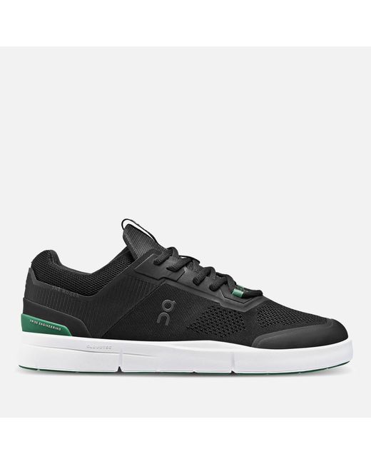 On Black The Roger Spin Mesh Trainers for men