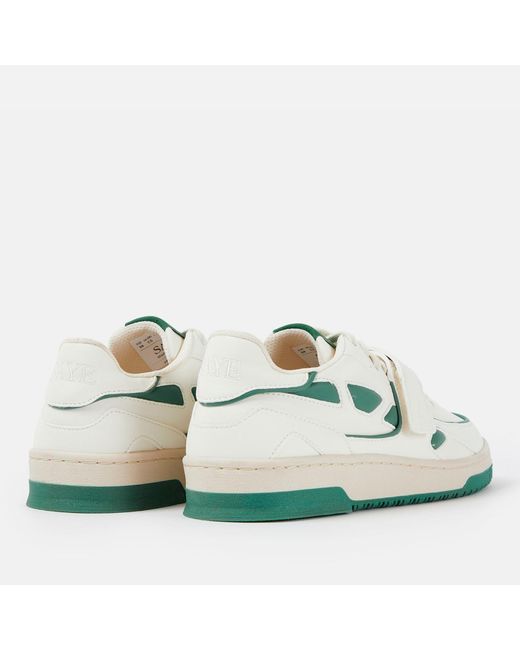 SAYE Green M'92 Bold Vegan Leather Trainers for men
