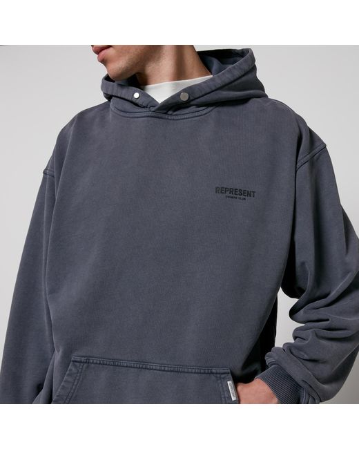 Represent Gray Owner’Club Cotton-Jersey Hoodie for men