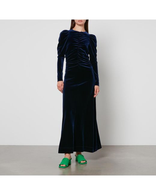 Ganni top velvet dress