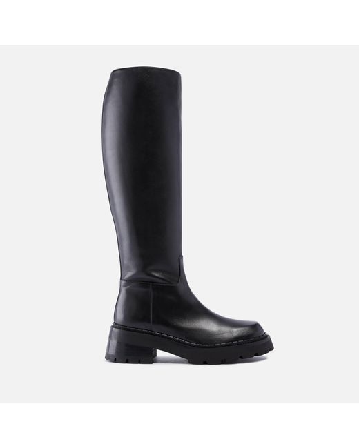 By Far Black Russel Knee High Leather Boots