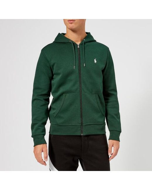 Polo Ralph Lauren Men's Double Knit Tech Hoody in Green for Men | Lyst