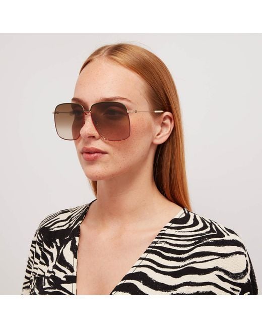 Gucci GG0394S Rectangle Sunglasses - Save 49% - Lyst