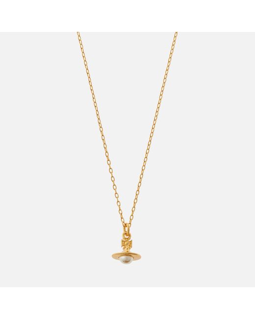 Vivienne Westwood Metallic Layla Gold-tone Swarovski Pearl Necklace