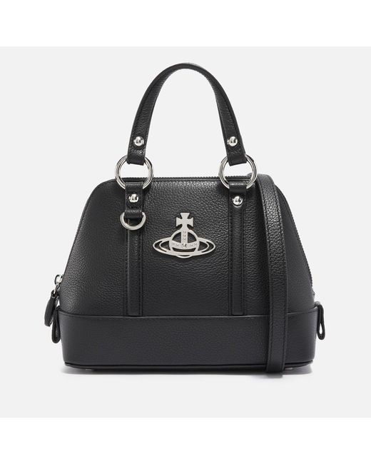 Vivienne Westwood Jordan Small Leather Handbag in Black Lyst