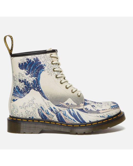 Dr. Martens Blue 1460 X The Met Masterpiece Leather Boots