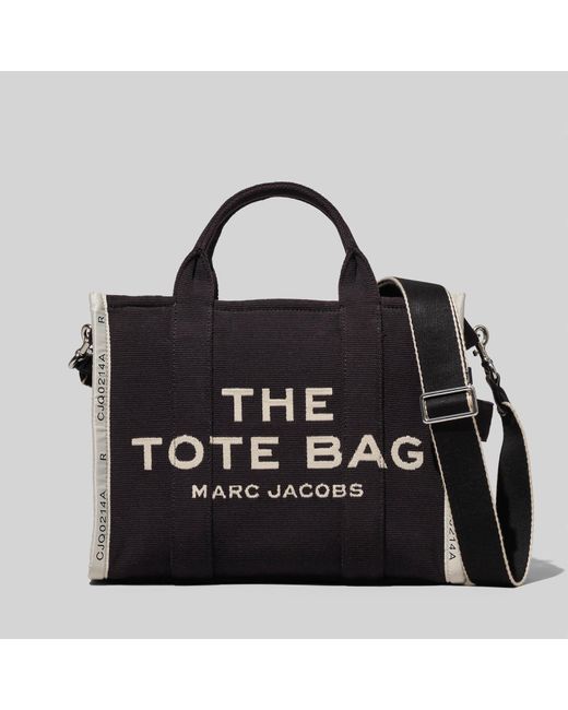 Marc Jacobs The Medium Canvas Tote Bag in Black | Lyst UK
