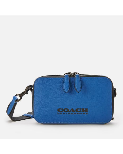 COACH Charter Slim Cross Body Bag in Blue for Men | Lyst