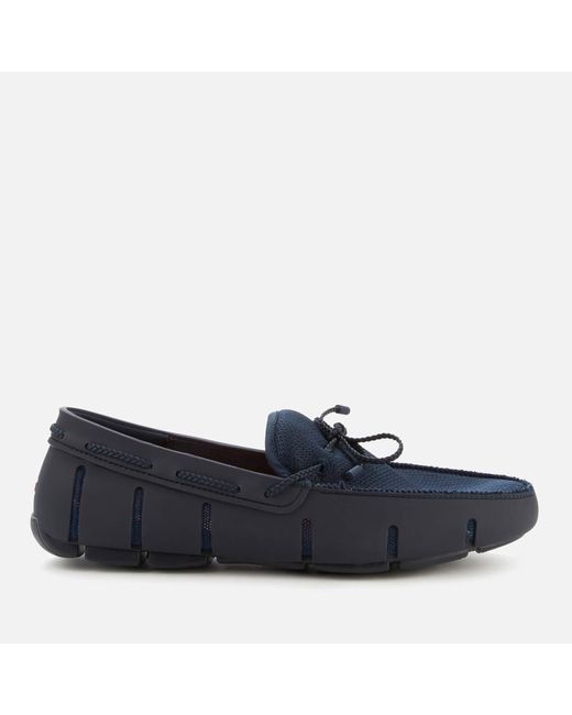 Swims Blue Braided Lace Loafer for men