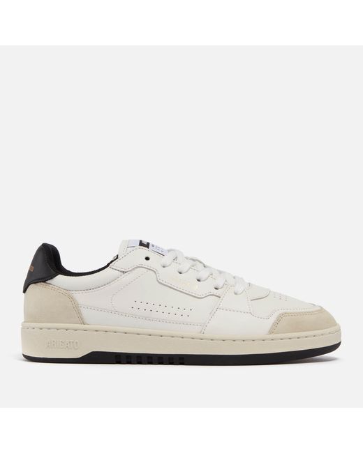Axel Arigato White Dice Lo Leather And Suede Trainers