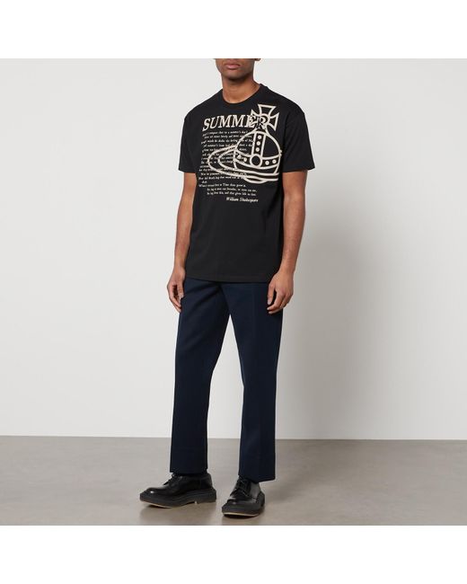 Vivienne Westwood Black Summer Classic Cotton-Jersey T-Shirt for men