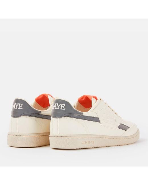 SAYE White Modelo '89 Vegan Leather Trainers