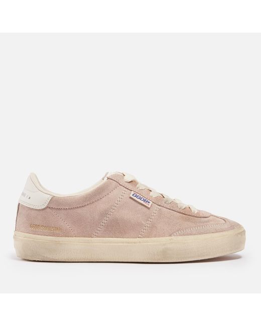 Golden Goose Deluxe Brand Pink Soul Star Suede Leather Trainers