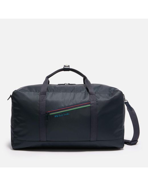 PS by Paul Smith Blue Canvas Weekend Bag for men