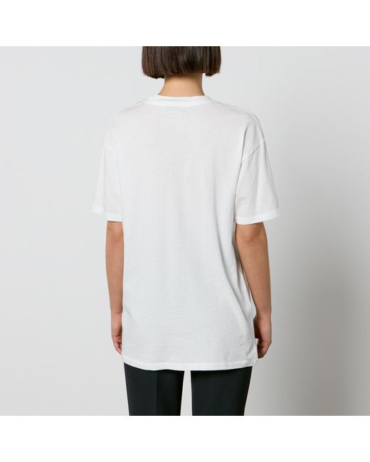 Anine Bing White Walker Rock 'N' Roll Cotton-Jersey T-Shirt