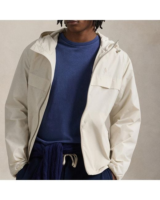 Polo Ralph Lauren Blue Shell Windbreaker Jacket for men