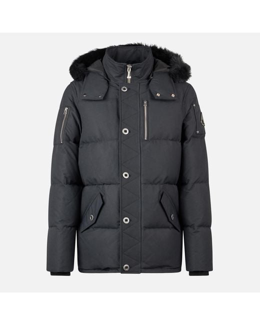 Moose Knuckles Black 3Q Cotton-Blend Shell Jacket for men