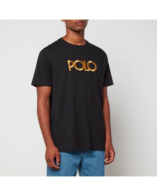 Polo Ralph Lauren Logo Cotton T-Shirt in Black für Herren