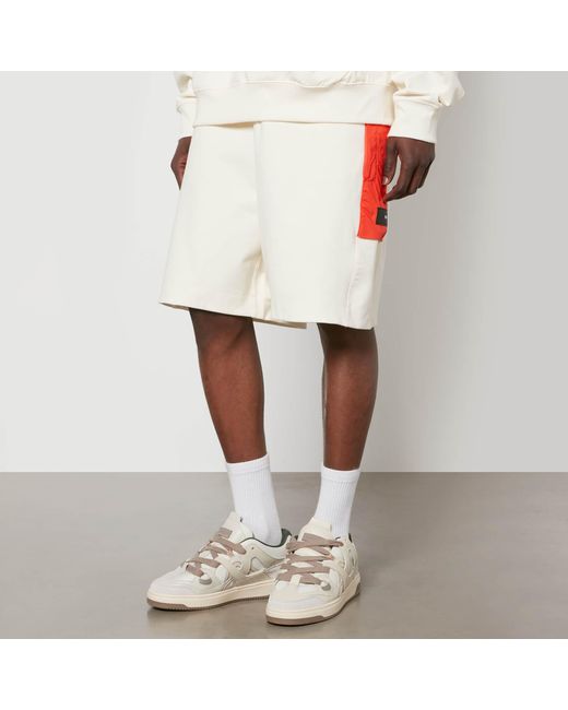 Y-3 Red Organic Cotton-blend Jersey And Shell Shorts for men