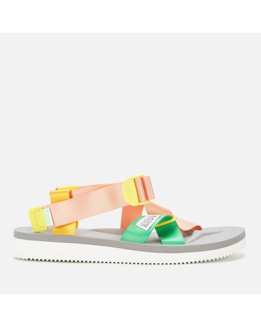 Suicoke Chin 2 Cab Strappy Sandals in Pink Lyst Canada