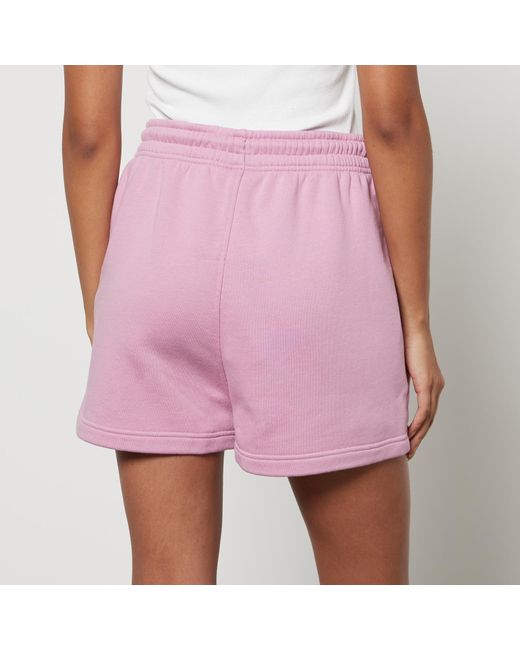 Maison Kitsuné Pink Baby Fox Patch Cotton-Jersey Shorts