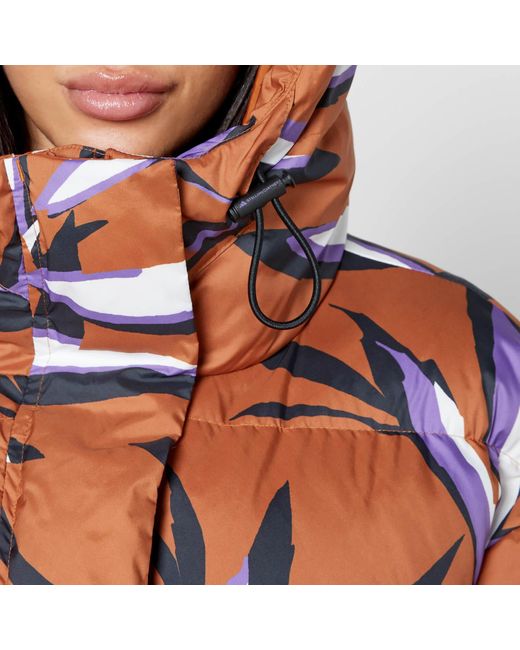 Adidas By Stella McCartney Orange Truenature Recycled Shell Coat
