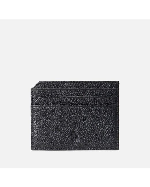 Polo Ralph Lauren Black Small Leather Cardholder for men