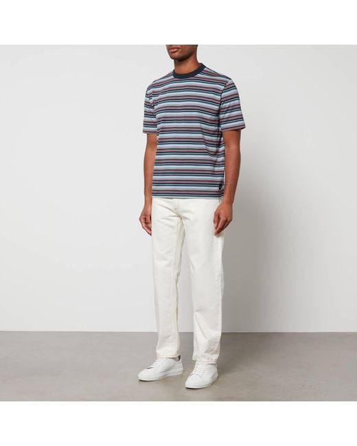 paul smith multi stripe t shirt