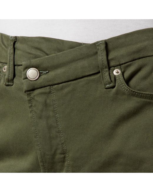 GOOD AMERICAN Green Good Army Cuffed Denim Jeans
