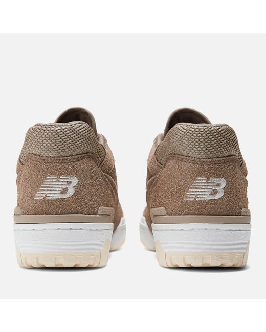 New Balance Brown 550 Suede And Mesh Trainers for men