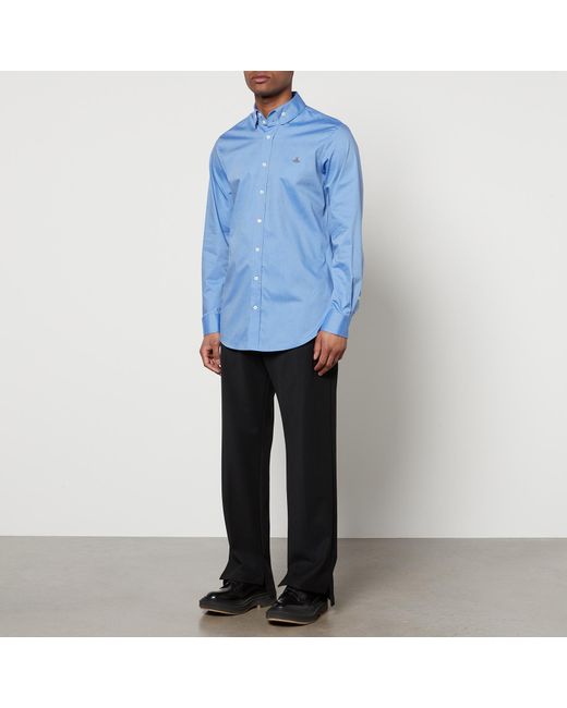 Vivienne Westwood Blue Krall Cotton Shirt for men