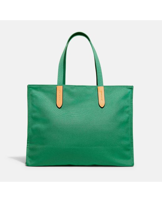 COACH Green Recycled Tote Bag