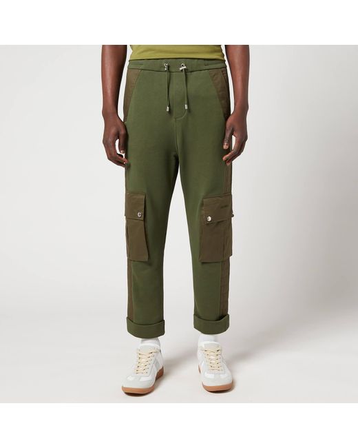 Balmain Cotton Cargo Sweatpants in 