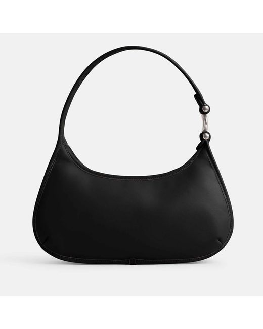 COACH Black Glovetanned Leather Eve Shoulder Bag