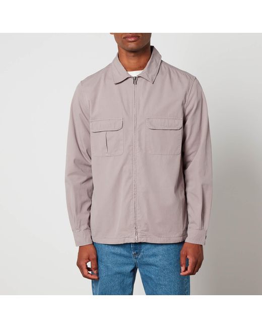 PS by Paul Smith Gray Cotton-Canvas Jacket for men