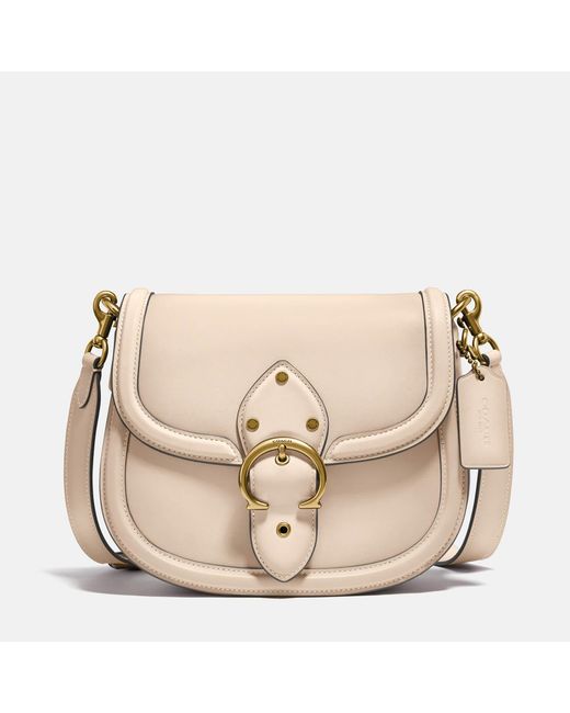 COACH Beat Saddle Bag in Natural Lyst