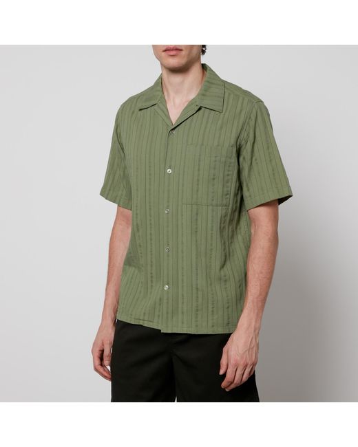 NN07 Green Julio Cotton Shirt for men