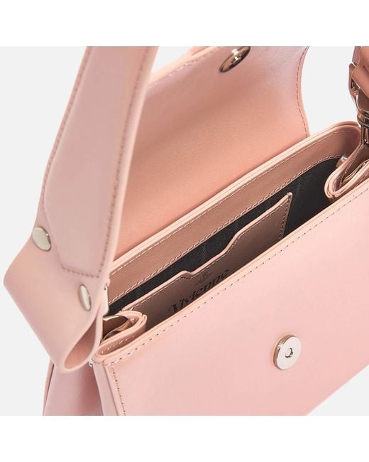 Vivienne Westwood Hazel Pebbled Leather Small Handbag in