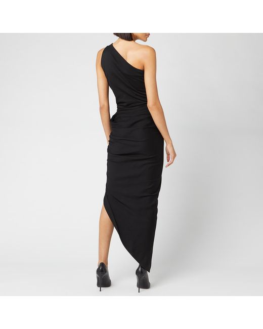 Vivienne Westwood Anglomania Black One Shoulder Vian Dress