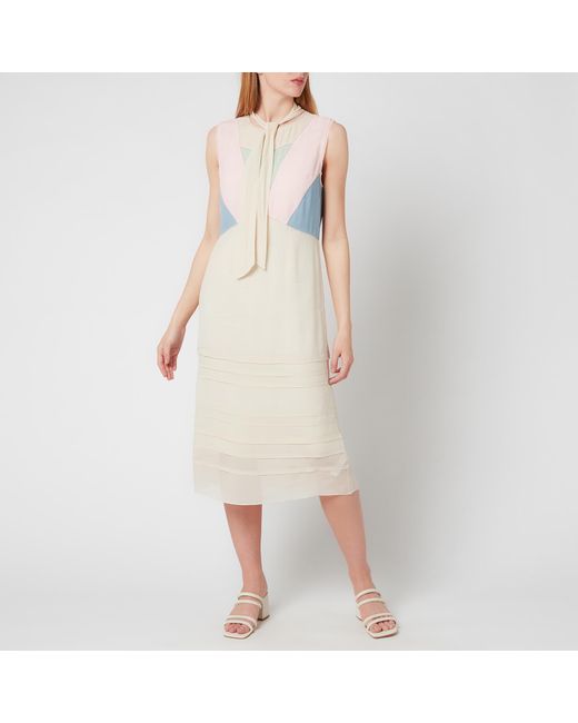 COACH Yellow Paint By Numbers Dress