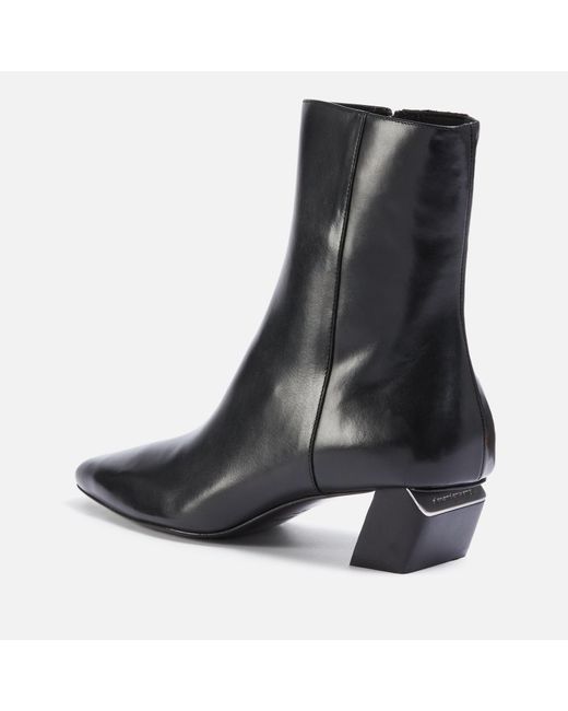 Alexander Wang Black Toni 45 Leather Heeled Boots