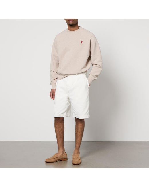 AMI Natural De Coeur Cotton-Blend Sweatshirt for men