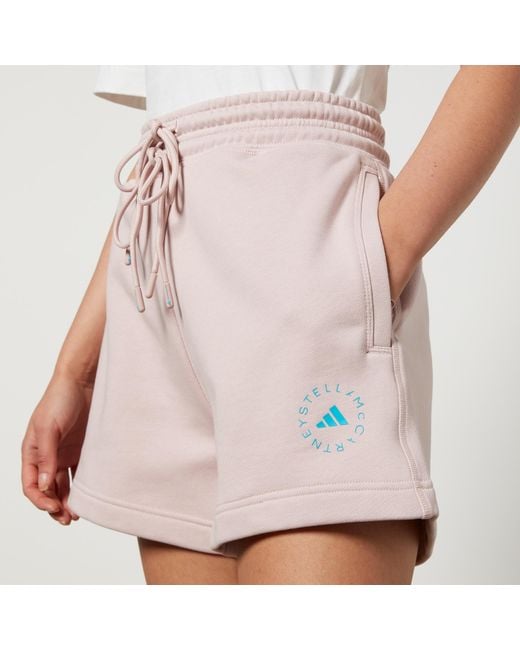 Adidas By Stella McCartney Pink Asmc Cotton Shorts