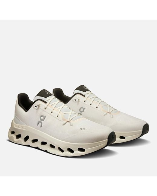 On Shoes White Cloudtilt Mesh Running Trainers for men