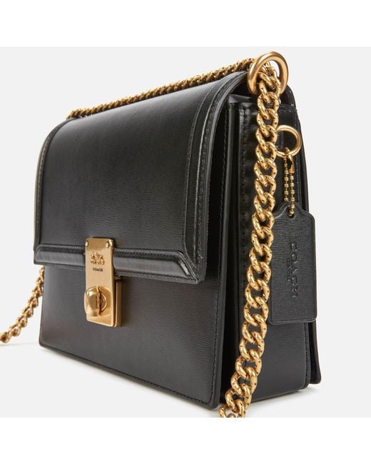 COACH Hutton Shoulder Bag in Black Lyst